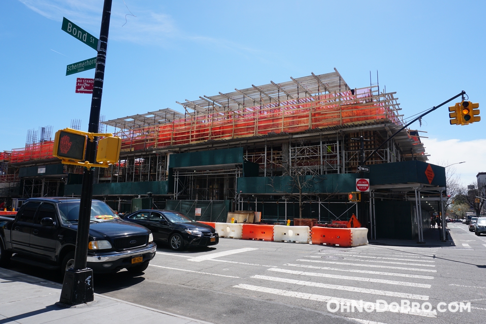 Construction at 61 Bond