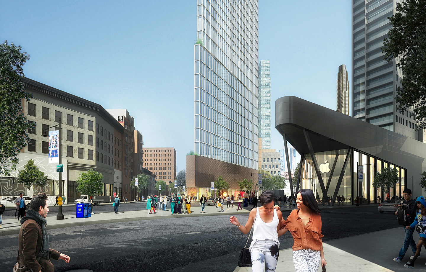 80 Flatbush daytime mockup