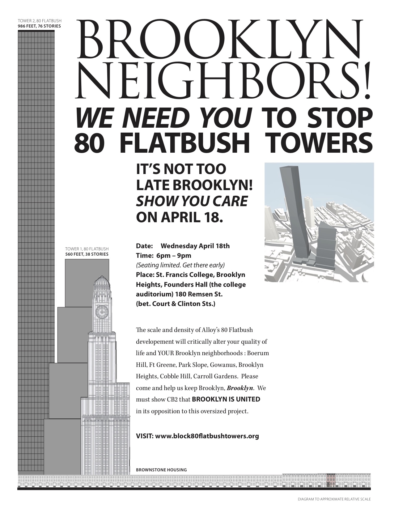 Brooklyn Neighbors Stop 80 Flatbush Flyer