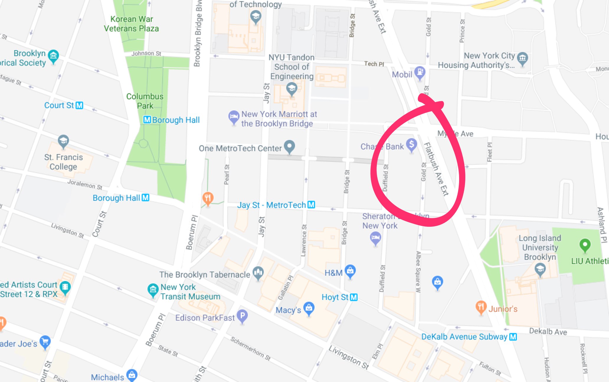 Map of Gold Street to be renamed