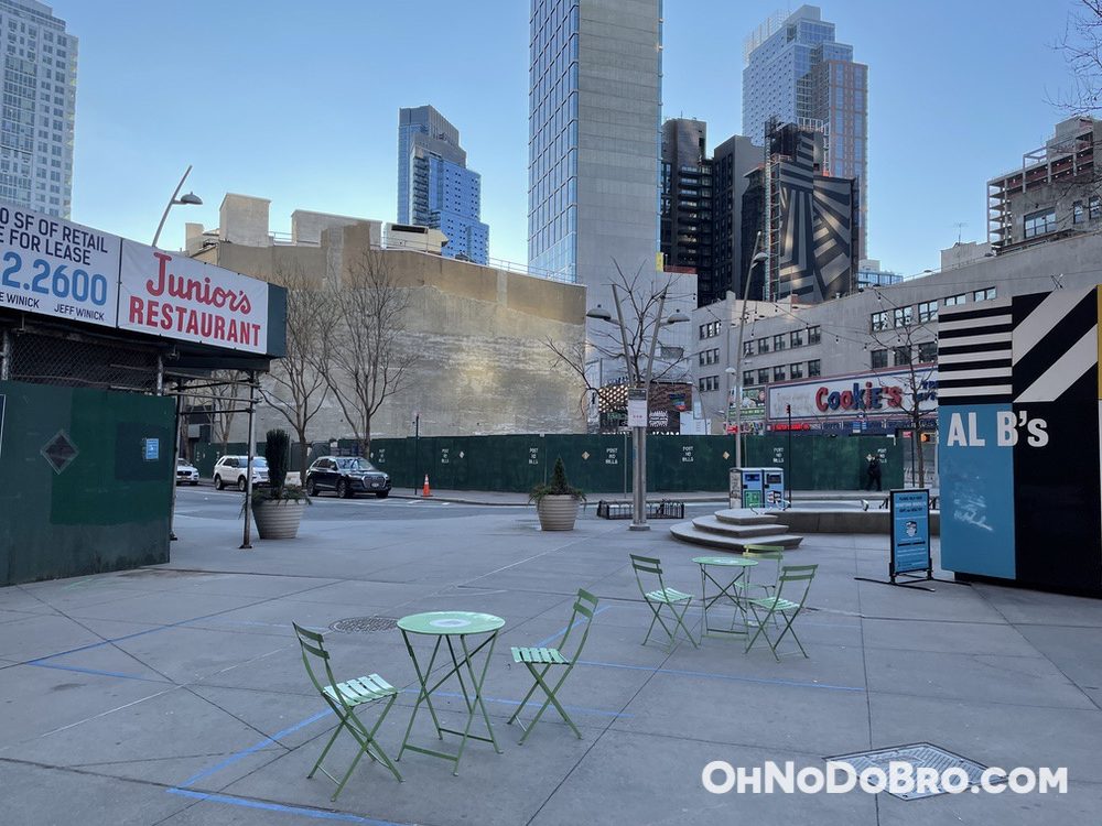 Empty lot near Albee Square