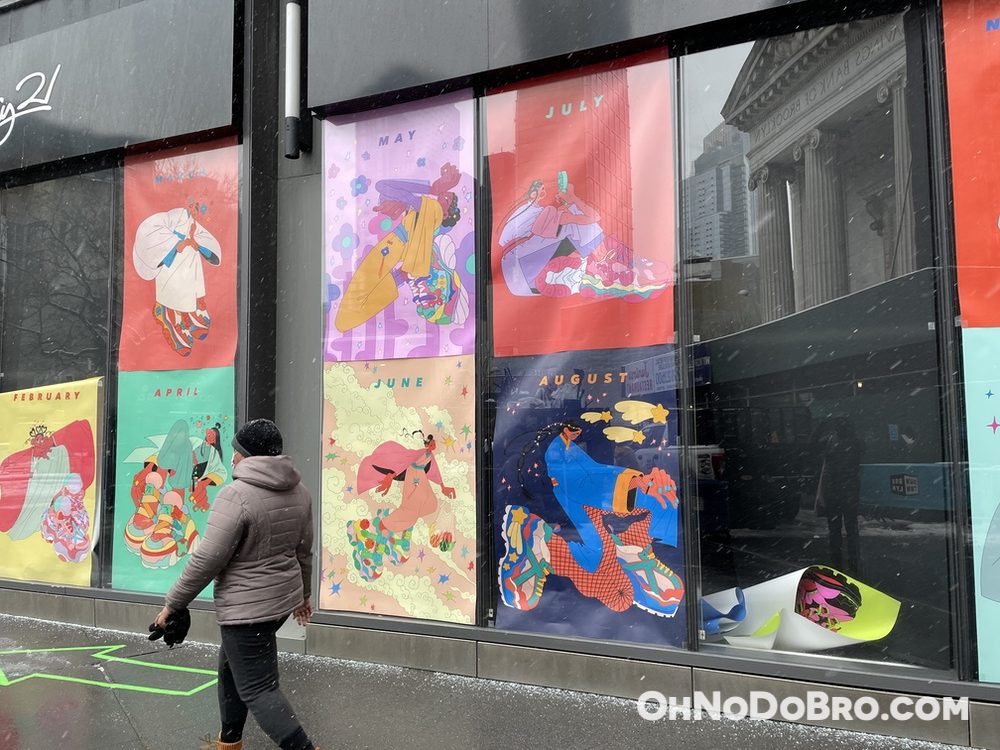 Sarula Bao’s Hanfu x Chunky Sneaker installation