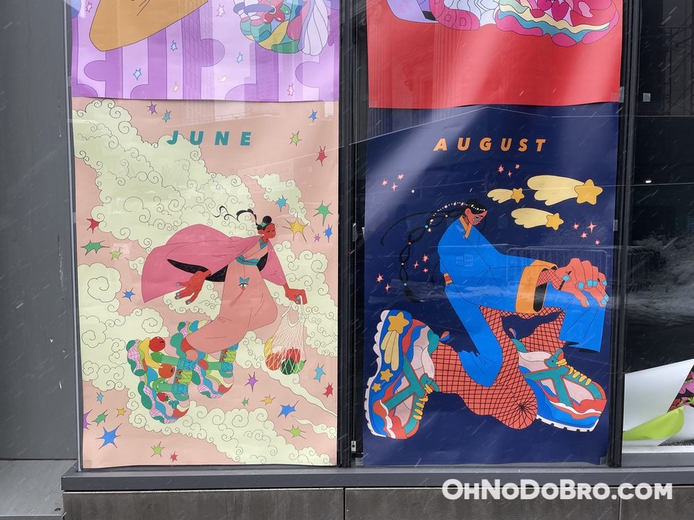 Sarula Bao’s Hanfu x Chunky Sneaker installation