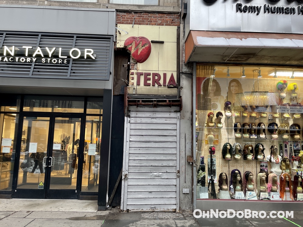 Waldorf Cafeteria Old Sign