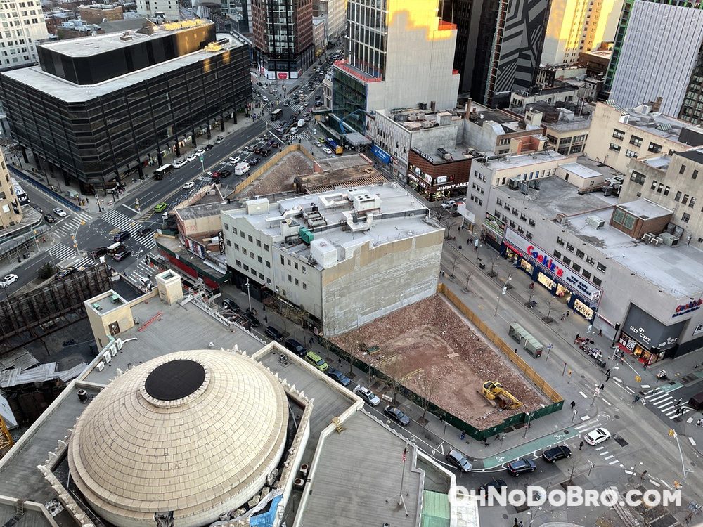 Demolition at Dekalb, Flatbush, and Fulton